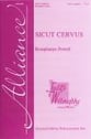 Sicut Cervus SSAA choral sheet music cover